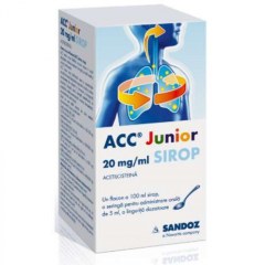 ACC Junior 20mg/ml SIROP, 100 ml, Sandoz